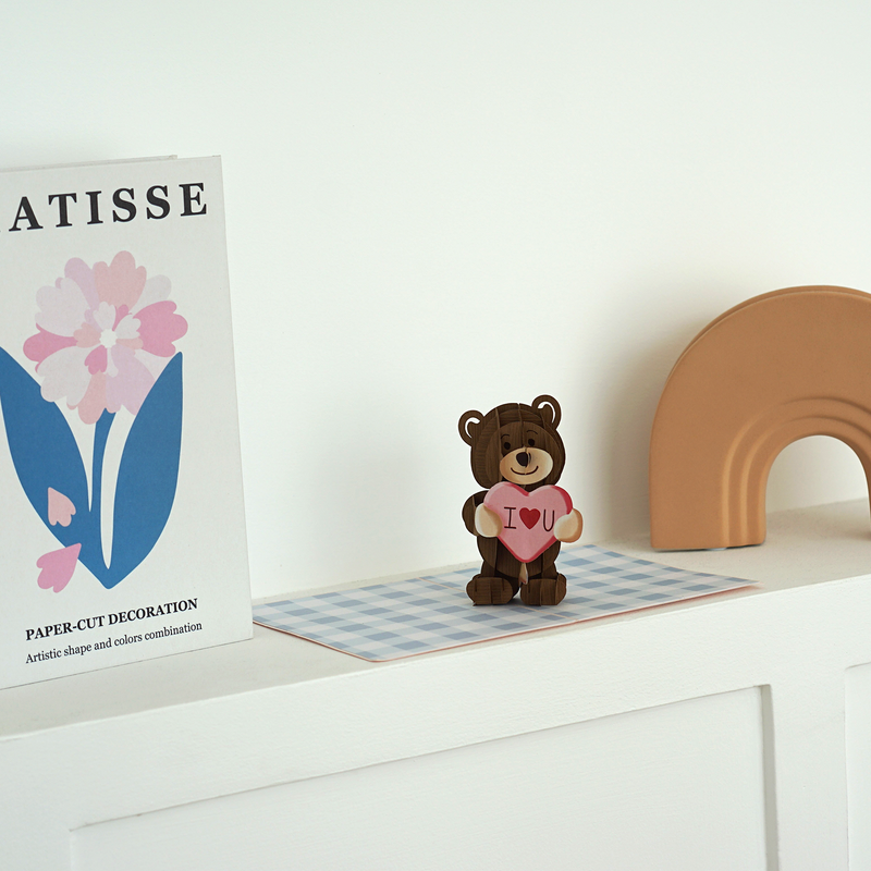 Bad Bear Inappropriate 3D Greeting Card